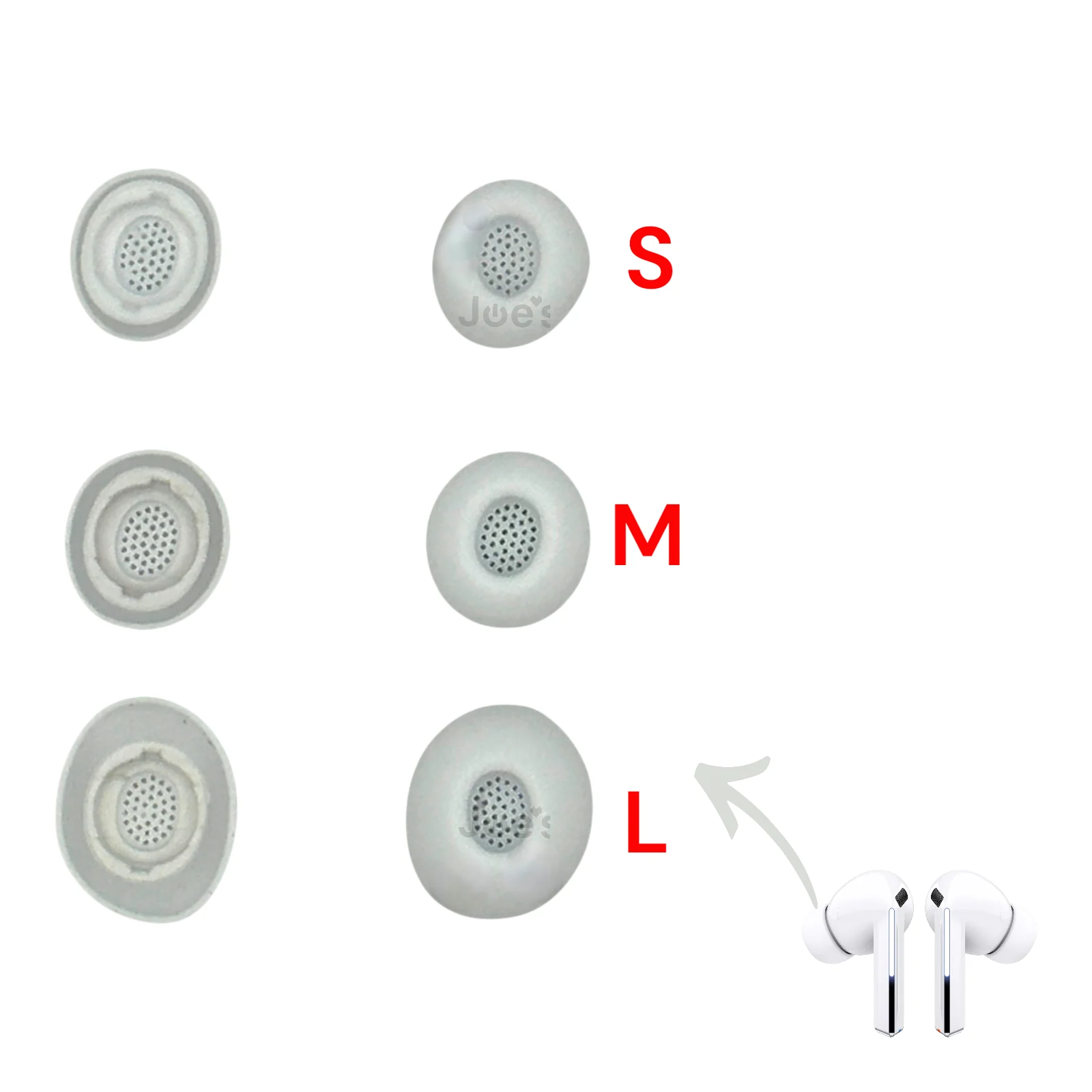Samsung Galaxy Buds 3 Pro Replacement Silicone Rubber Earbud Ear Tips Tips - Accessories - Image 2