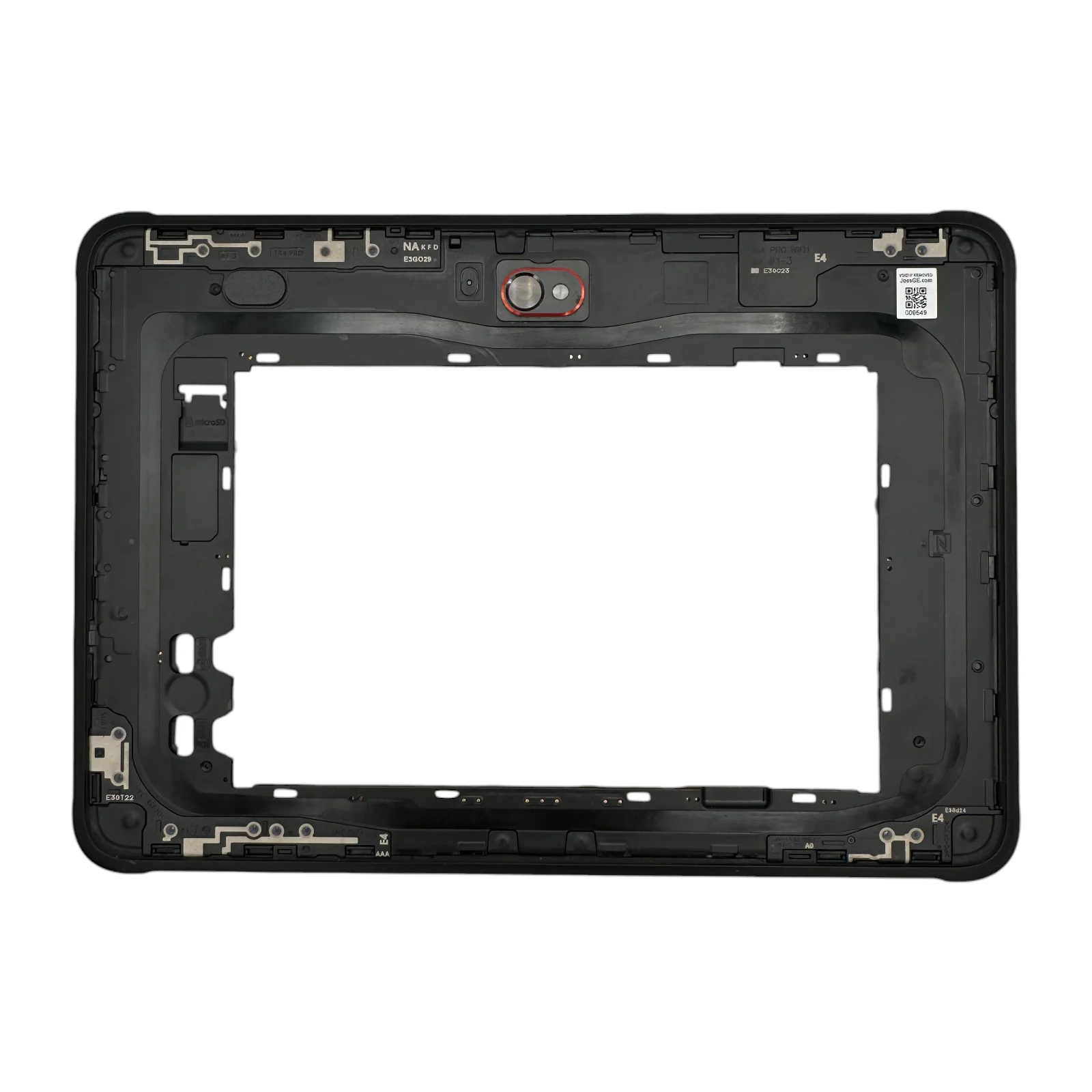 Samsung Galaxy Tab Active4 Pro SM-T630 SM-T638 Main Frame Middle Housing Black OEM Original Replacement Parts