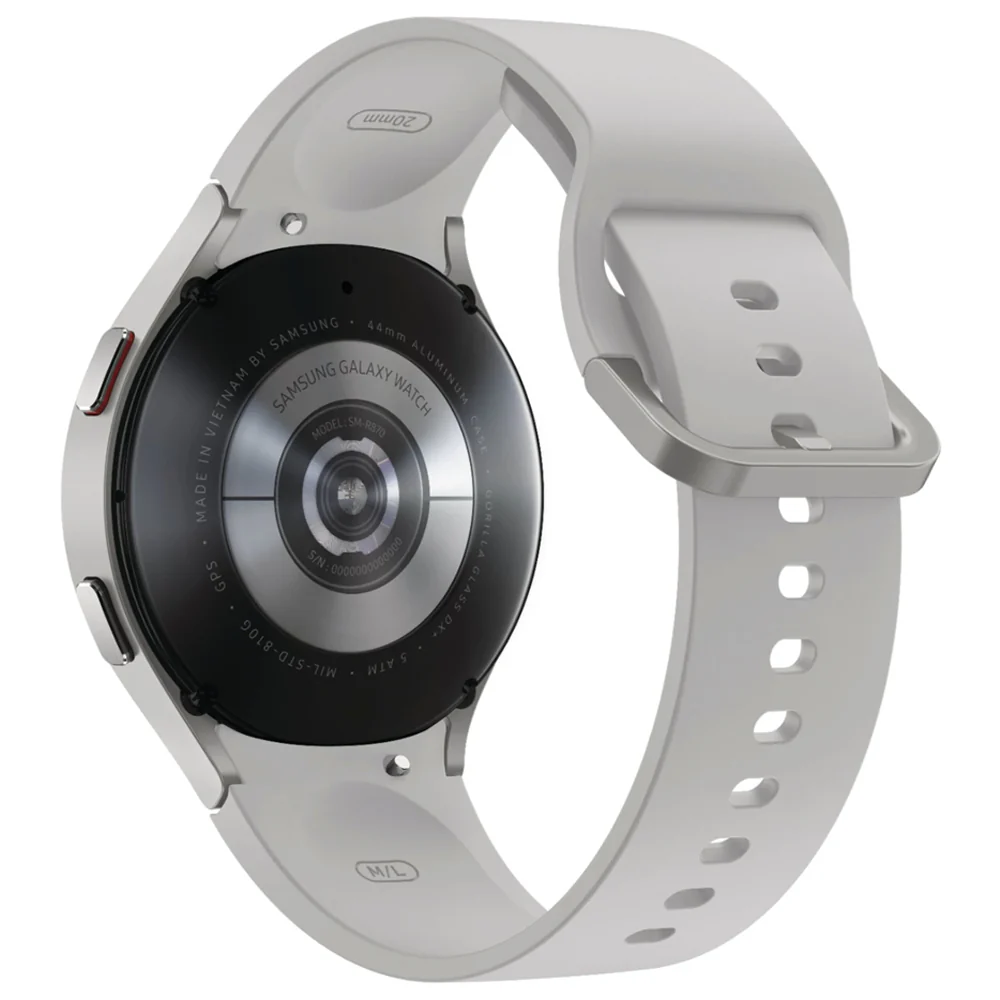 Samsung Galaxy Watch 4 Aluminum Smartwatch 44mm BT (Silver) - Refurbished - Image 4