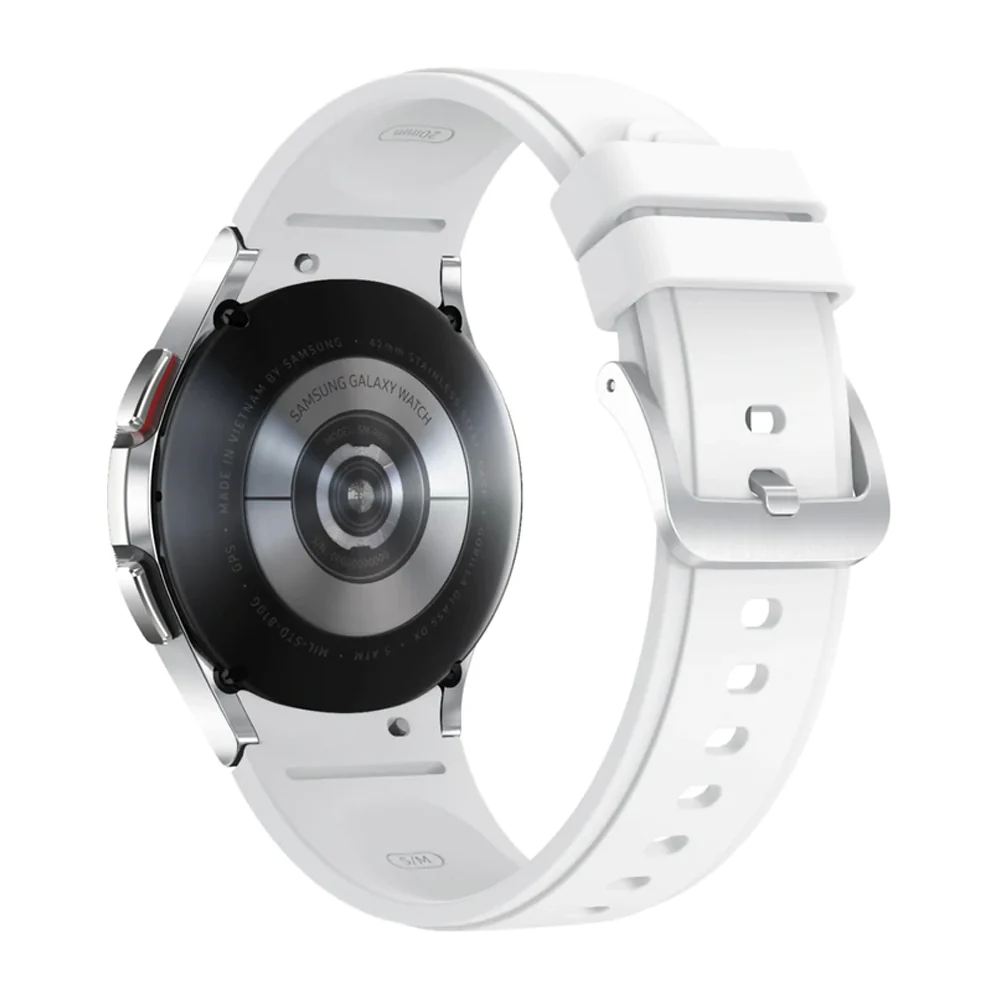 Samsung Galaxy Watch 4 Classic Stainless Steel Smartwatch 42mm BT (Silver) - Refurbished - Image 4