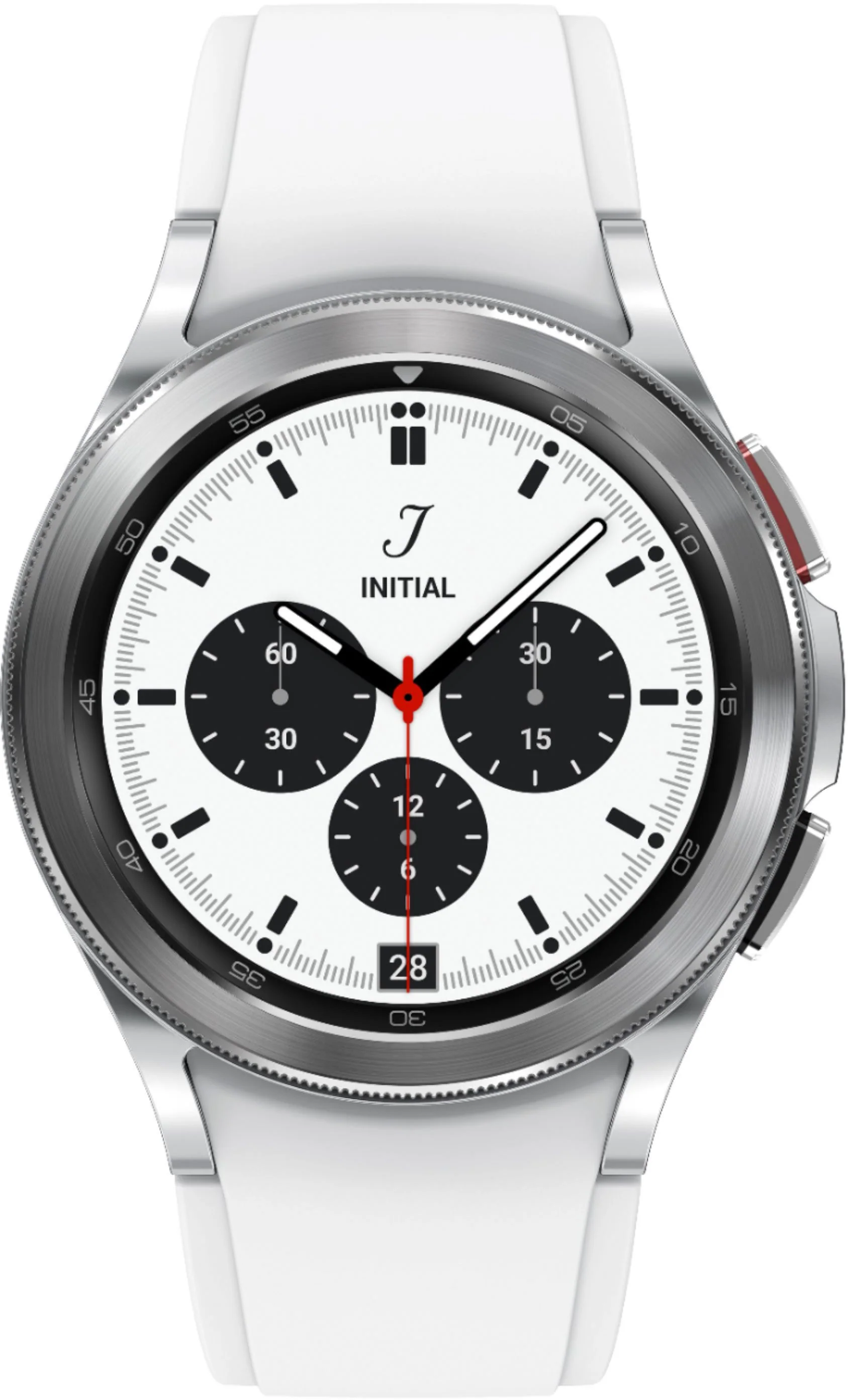 Samsung Galaxy Watch 4 Classic Stainless Steel Smartwatch 42mm LTE (Silver) - Refurbished - Image 3