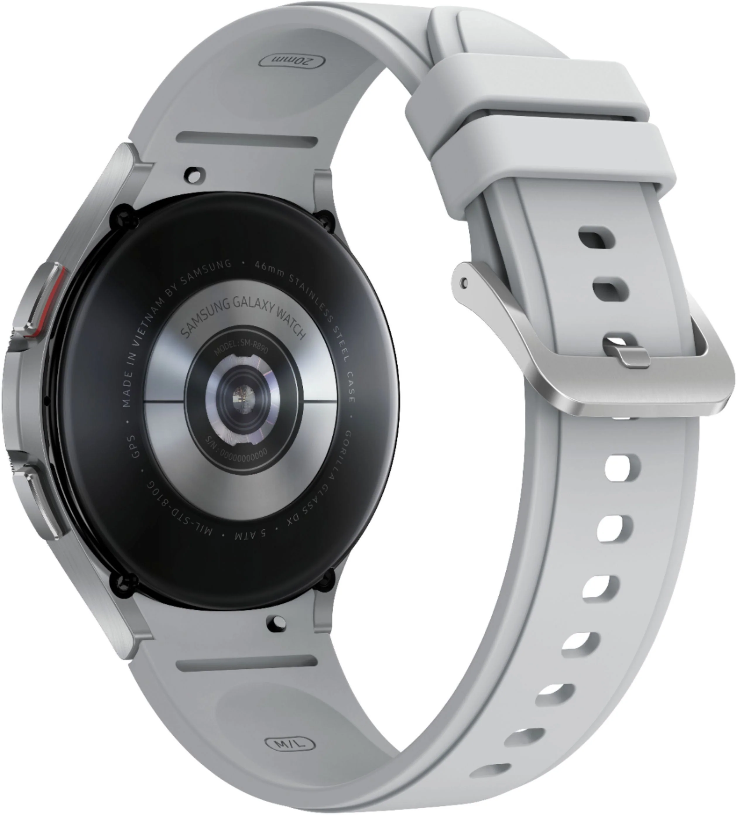 Samsung Galaxy Watch 4 Classic Stainless Steel Smartwatch 46mm BT (Silver) - Refurbished - Image 4