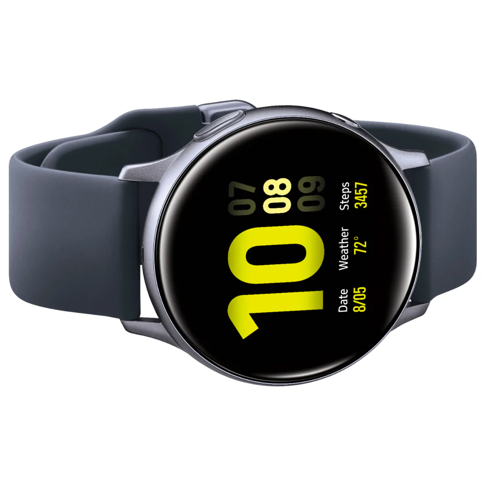 Samsung Galaxy Watch Active 2 Smartwatch 40mm Aluminum (Aqua Black) - Refurbished - Image 5