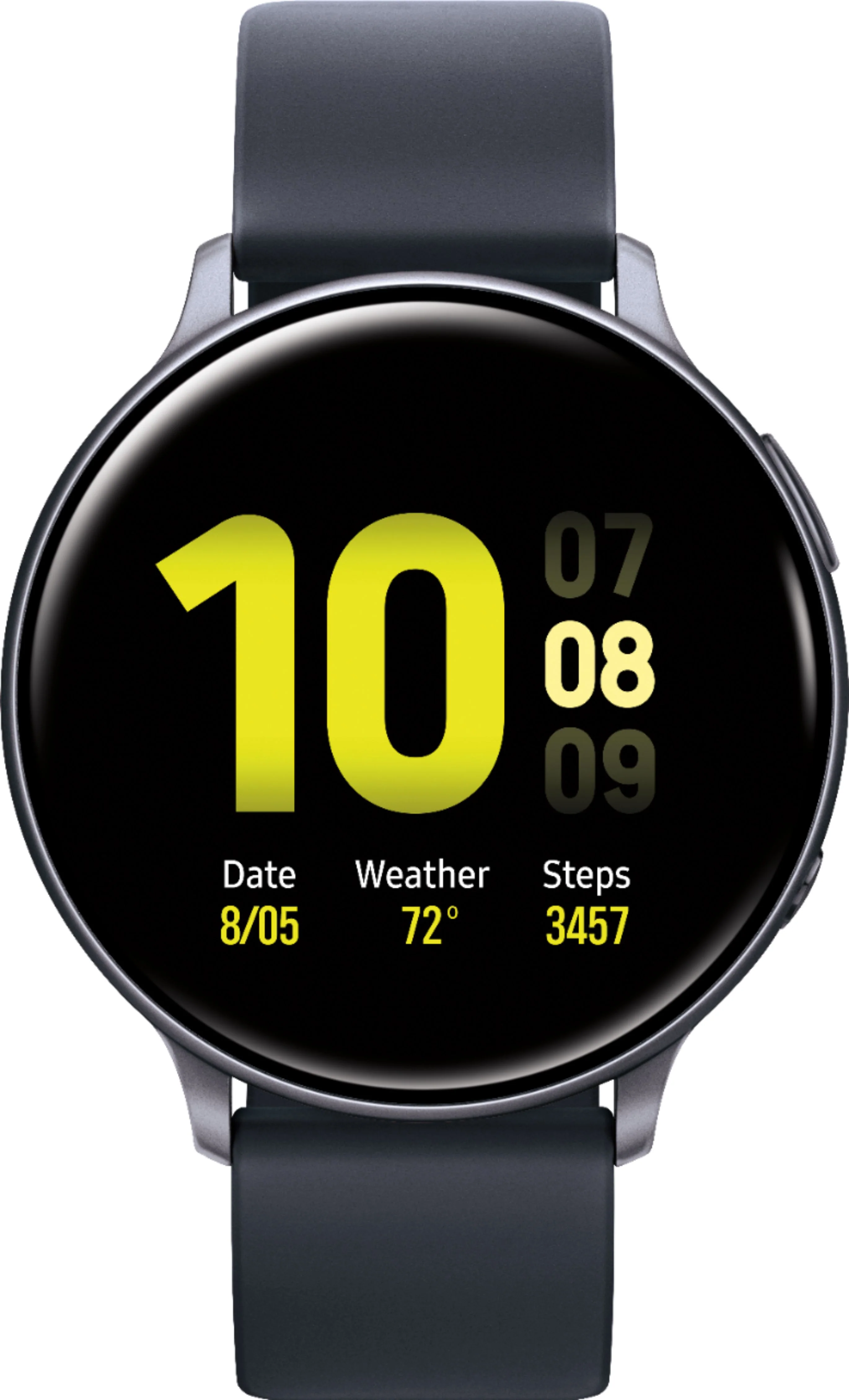 Samsung Galaxy Watch Active 2 Smartwatch 44mm Aluminum (Aqua Black) - Refurbished - Image 2