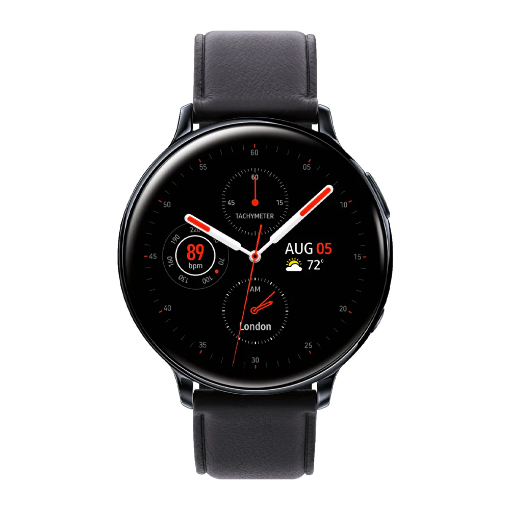 Samsung Galaxy Watch Active 2 Smartwatch 44mm Stainless Steel LTE (Black) - Refurbished - Image 7