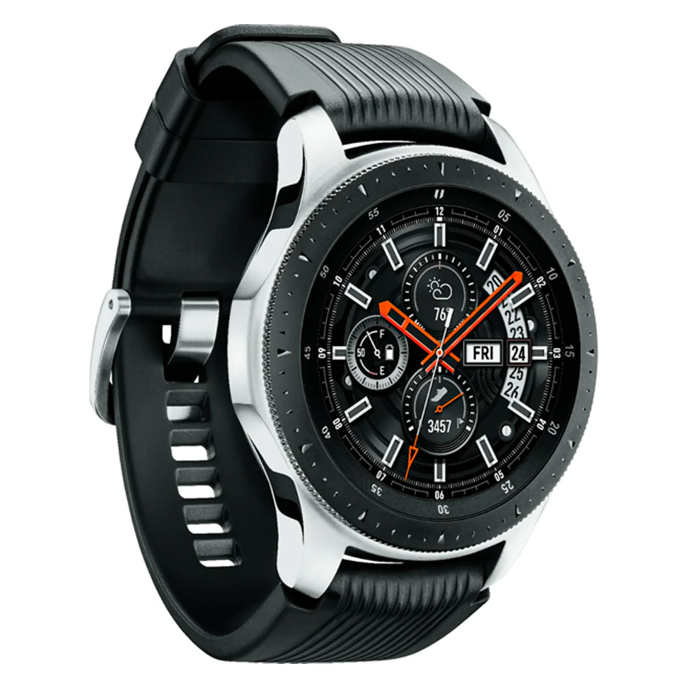 Samsung Galaxy Watch Smartwatch 46mm Stainless Steel GPS + LTE (Silver) - Refurbished - Image 2