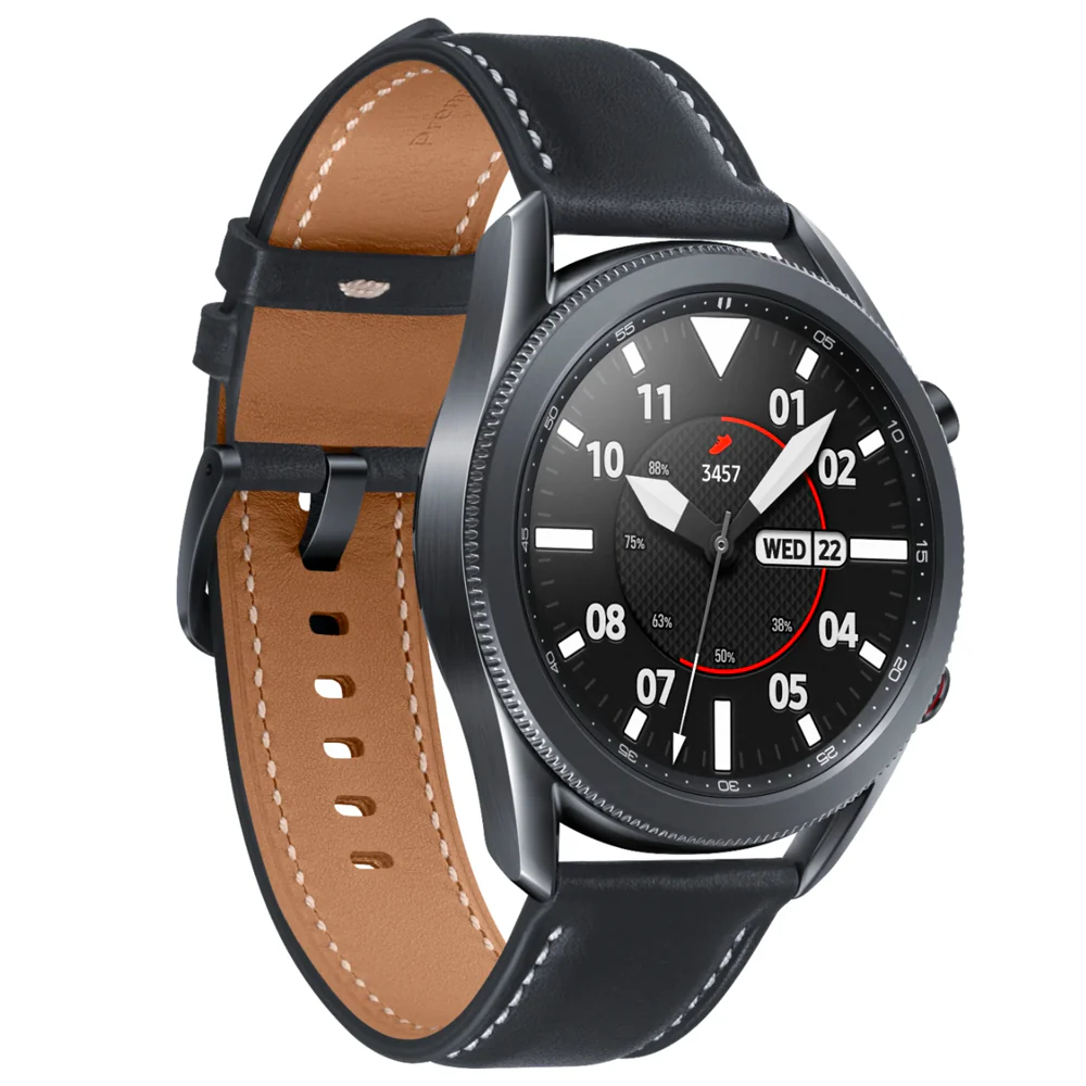 Samsung Galaxy Watch 3 Smartwatch 45mm Stainless LTE (Mystic Black) - Refurbished - Image 2