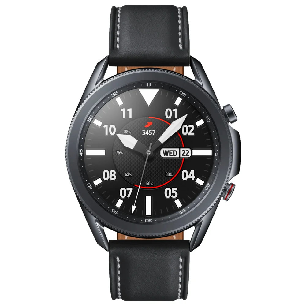 Samsung Galaxy Watch 3 Smartwatch 45mm Stainless LTE (Mystic Black) - Refurbished - Image 3