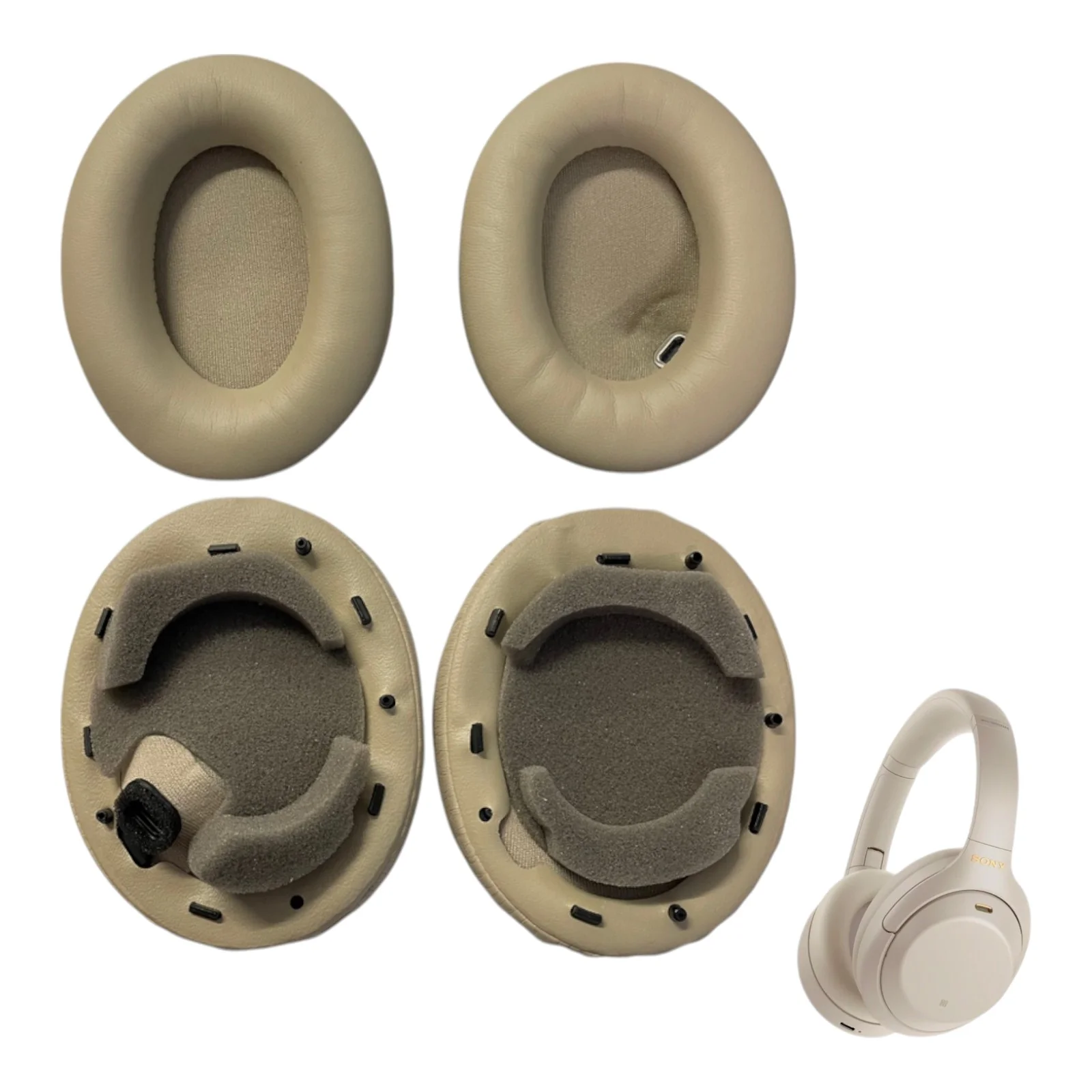 Sony Headphones WH-1000XM4 XM4 Ear Pad Cushions Replacements - Parts - Image 2