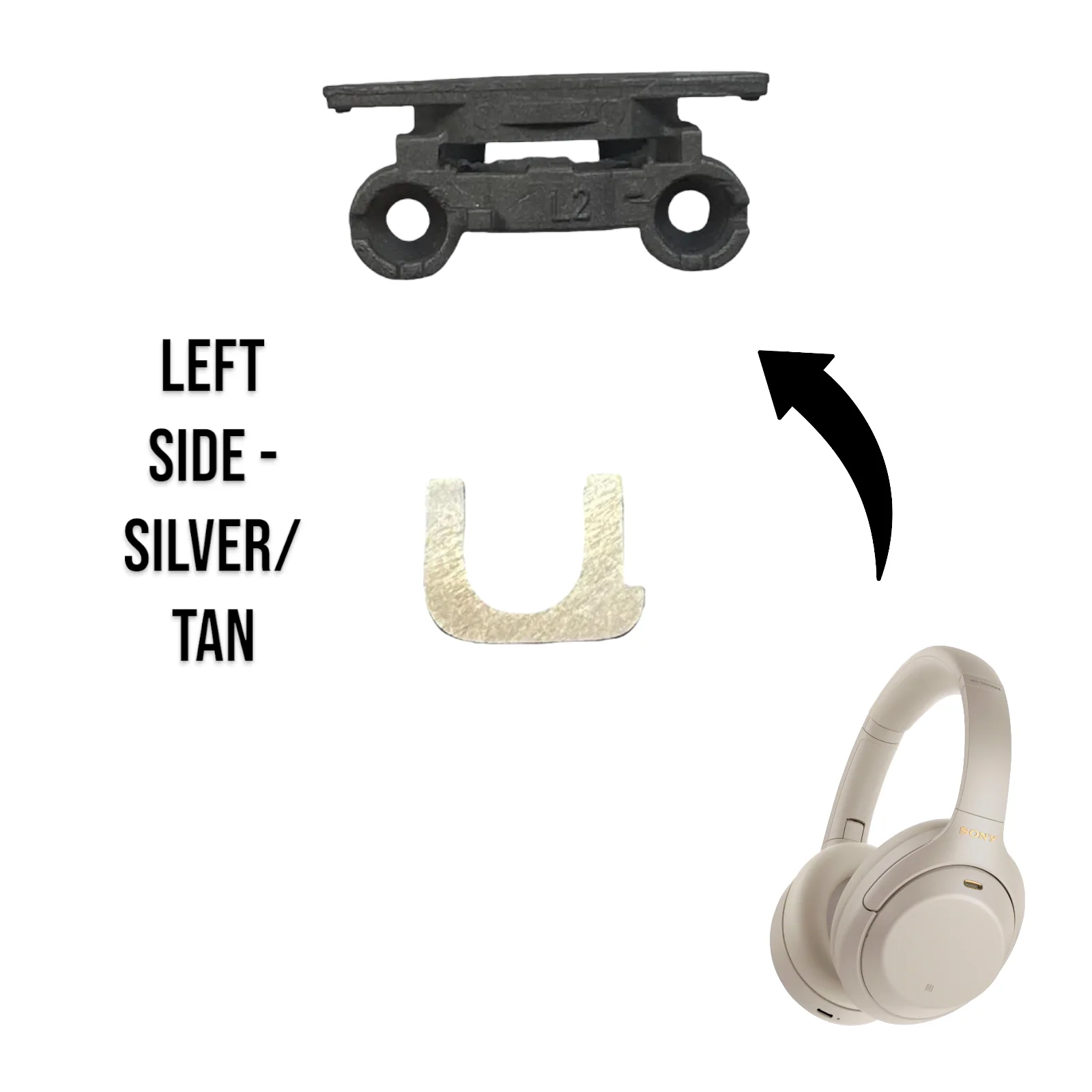 Sony WH-1000XM4 Hinge Replacement Swivel (Left / Right) Fix Broken XM4 - Image 10