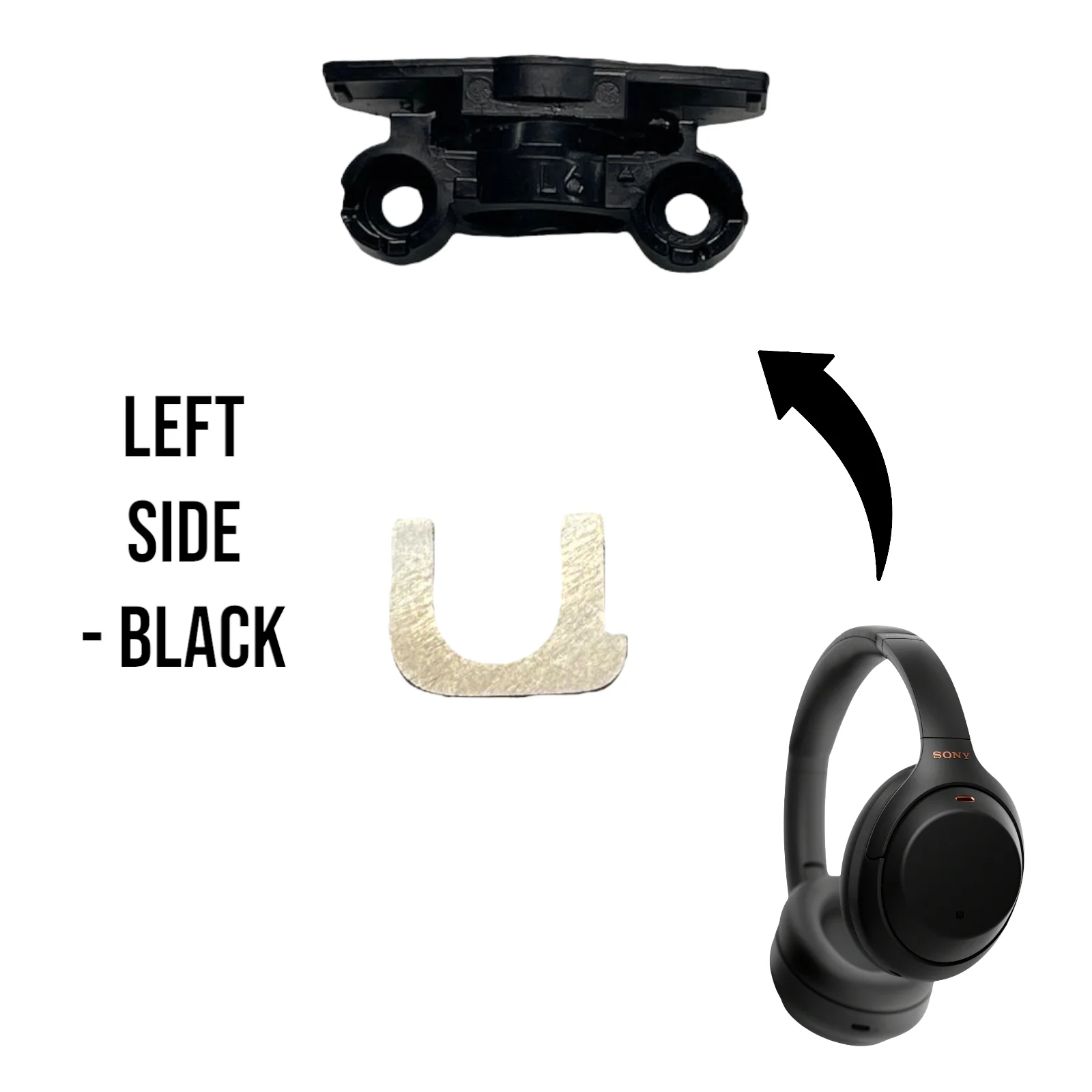 Sony WH-1000XM4 Hinge Replacement Swivel (Left / Right) Fix Broken XM4 - Image 8