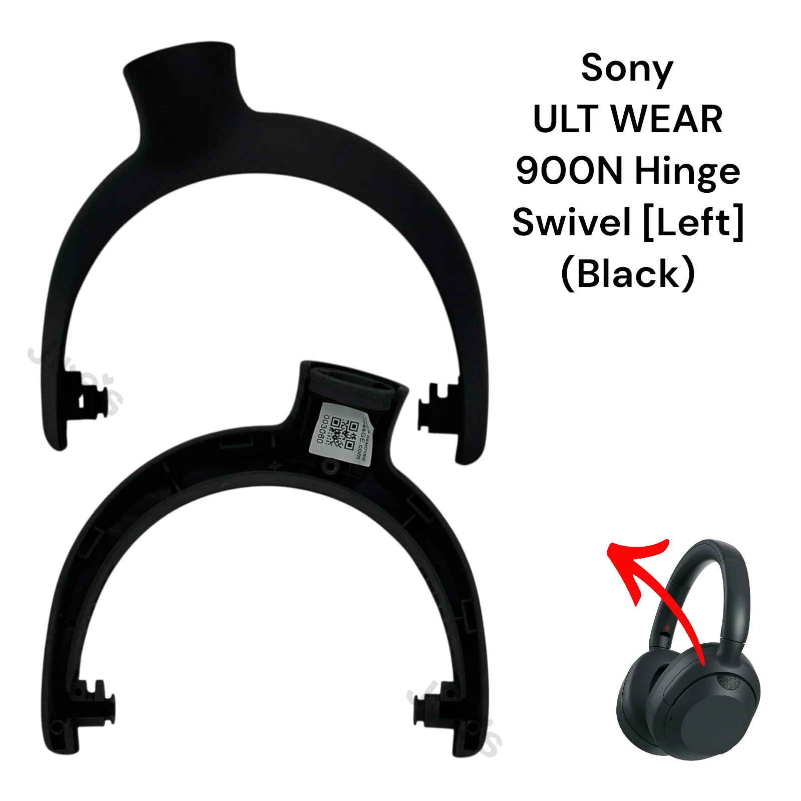 Sony ULT WEAR 900N WH-ULT900N Headphones Arm Hanger Hinge Swivel Repair - Parts - Image 2
