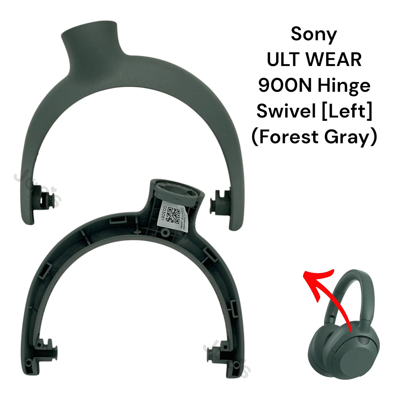 Sony ULT WEAR 900N WH-ULT900N Headphones Arm Hanger Hinge Swivel Repair - Parts - Image 3