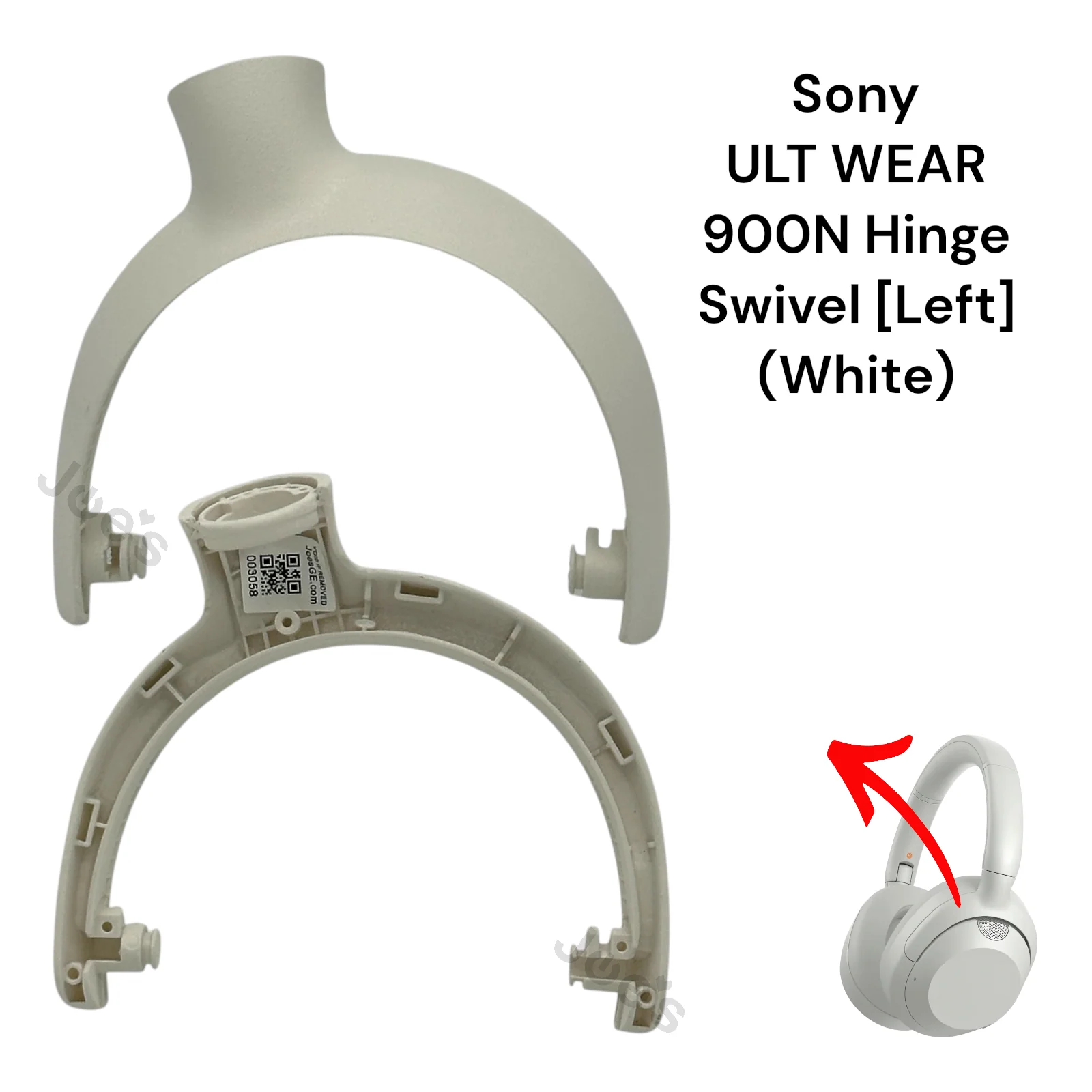 Sony ULT WEAR 900N WH-ULT900N Headphones Arm Hanger Hinge Swivel Repair - Parts - Image 6