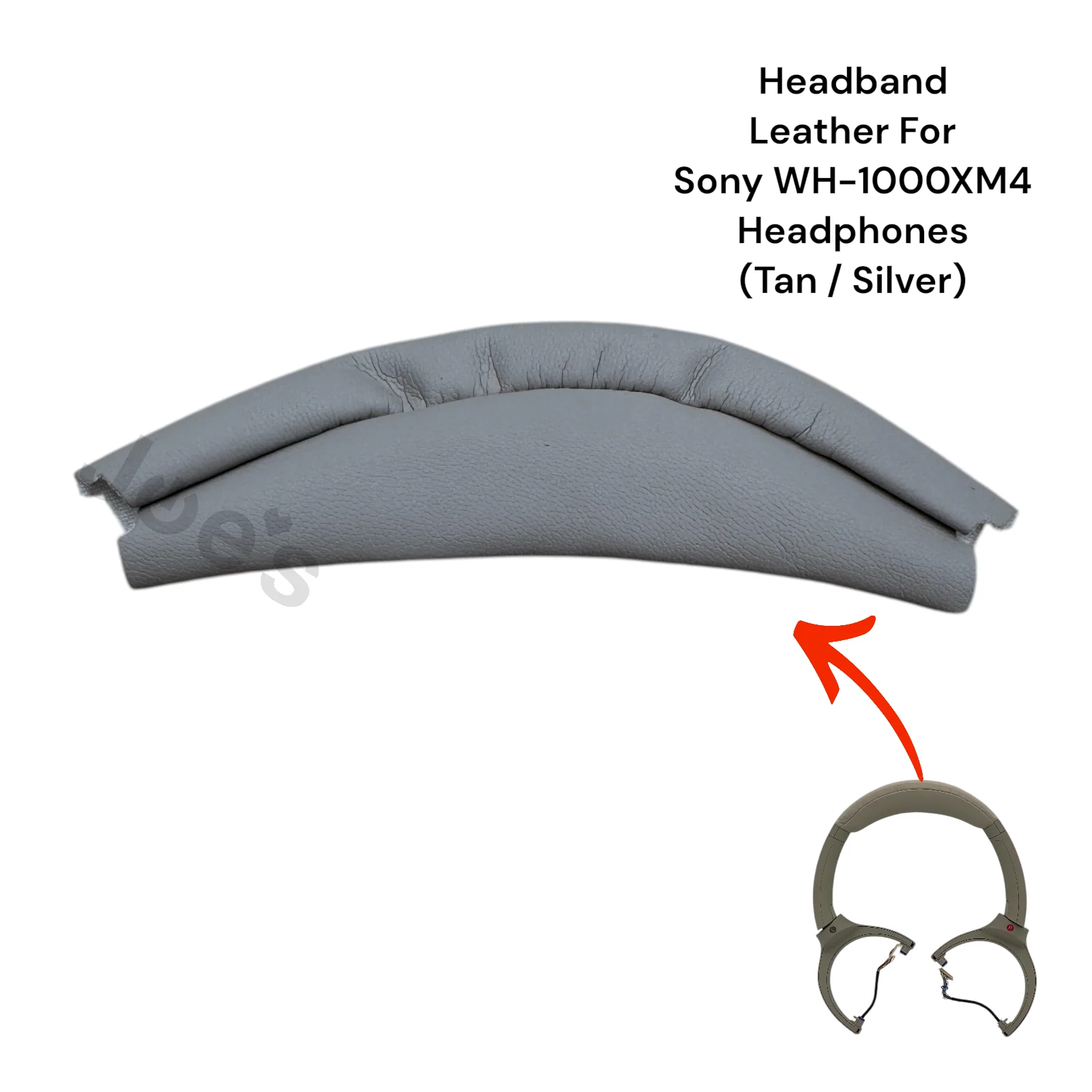 Sony WH-1000XM4 WH-10000XM3 XM4 XM3 Headband Leather Cushion Replacement Spare Repair - Parts - Image 2