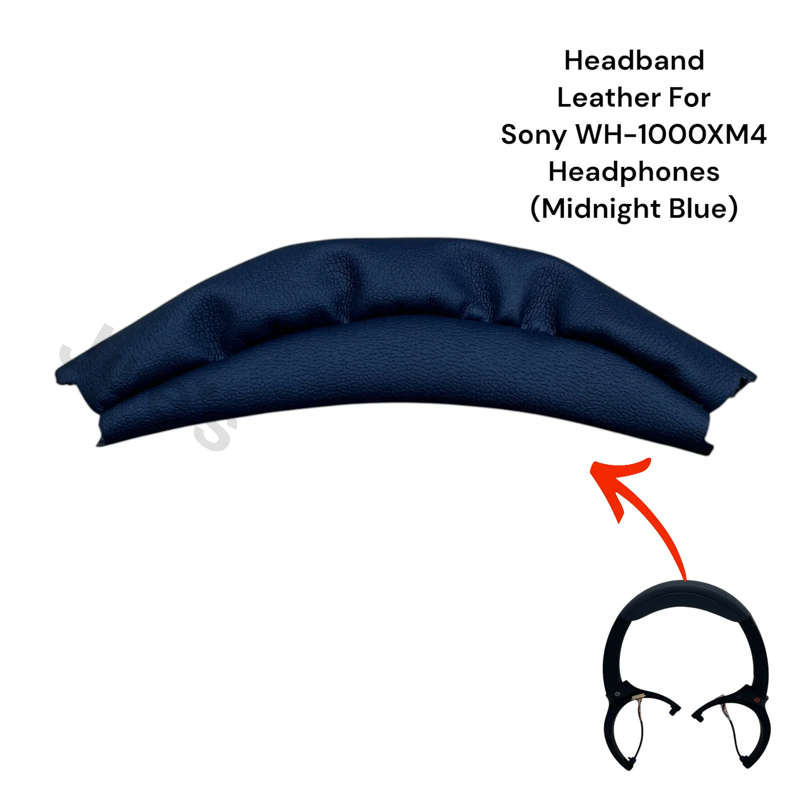 Sony WH-1000XM4 WH-10000XM3 XM4 XM3 Headband Leather Cushion Replacement Spare Repair - Parts - Image 3