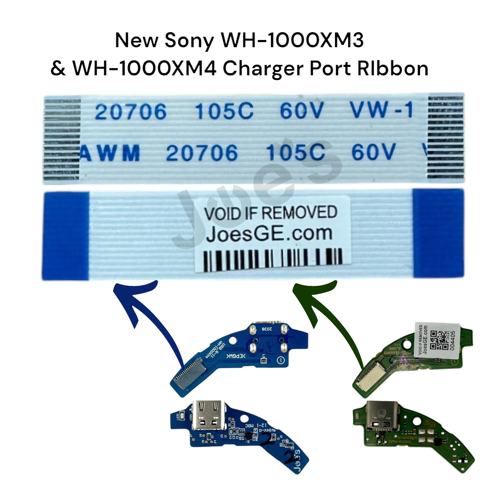 Sony WH-1000XM4 Wireless Headphones Repair Replacement (Silver/Tan) - Parts - Image 5