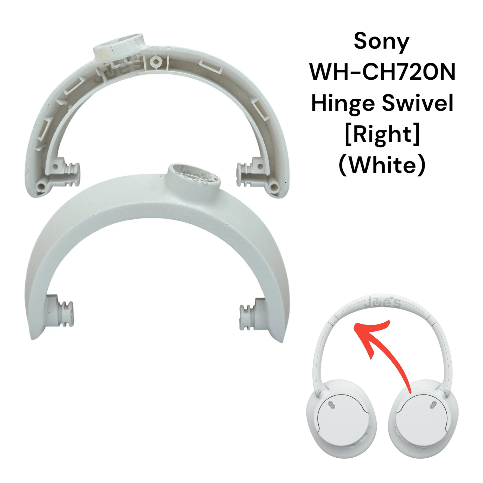 Sony WH-CH720N Headphone Hinge Swivel Replacement Arm Fits Black, Blue & White - Parts - Image 3