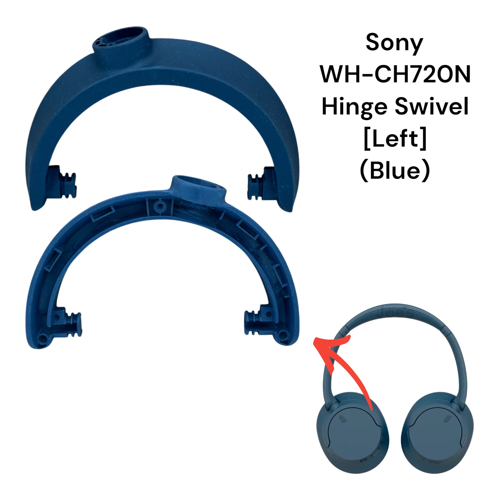 Sony WH-CH720N Headphone Hinge Swivel Replacement Arm Fits Black, Blue & White - Parts - Image 6