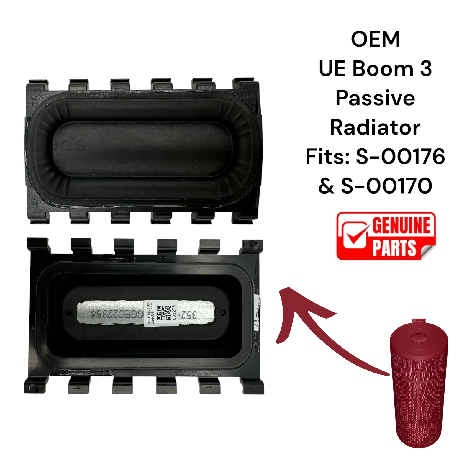 UE Boom 3 Bluetooth Speaker Spare Replacement Components (Model S-00170 / S-00176) – Parts - Image 4